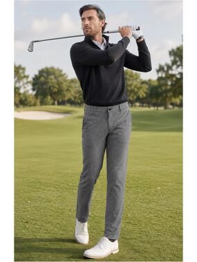 Greyson Sequoia Knit Trouser in Smoke Heather Grey Size 30/32 ~ New No Tags